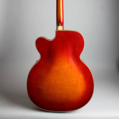 Silvertone Aristocrat 1356 Hollow Body Electric Guitar, made by Kay (1952), black tolex hard shell case. image 2