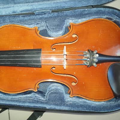 Vintage Violin Antonius Stradiuarius Cermonensis 996 Faciebat Anno1720 Natural Stain image 2