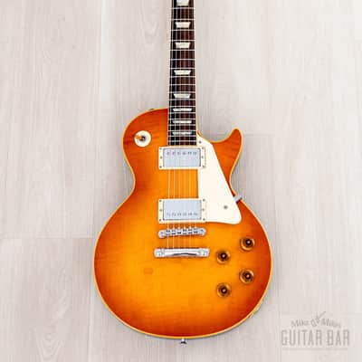 1982 Greco Mint Collection EG58-120 '58 Spec Burst Lemon Drop Sunburst, EGF-1200 Super Real, Japan Fujigen image 2