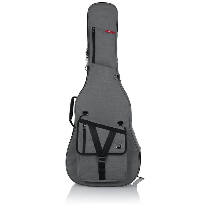Gator GTACOUSTICGRY Transit Series Acoustic Guitar Gig Bag image 1
