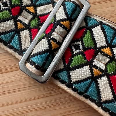 60’s Ace  Stain Glass Guitar Strap - Hendrix - Jimmy Page image 6