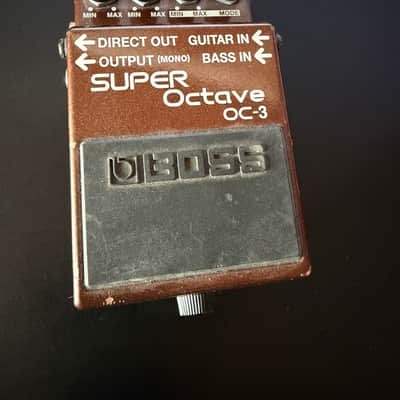 Boss OC-3 Super Octave (Dark Gray Label) 2003 - Present - Brown image 1