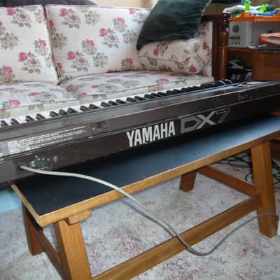 Yamaha DX7 Programmable Algorithm Synthesizer Mark 1 (1983 - 1987) - Chocolate Black image 5