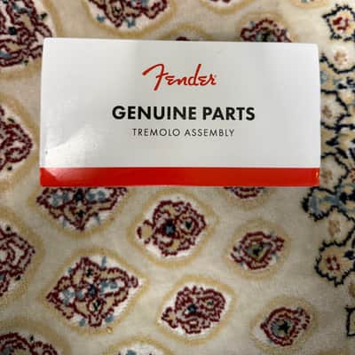 Fender 007-1014-000 Standard Stratocaster Vintage-Style Bridge Assembly 2010s - Chrome image 1