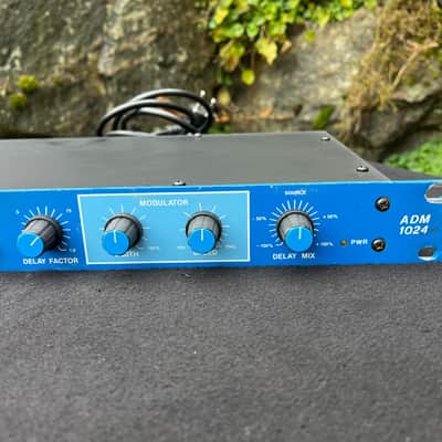 DeltaLab Effectron ADM 1024 Digital Delay 1980s - Blue image 5