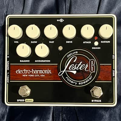 Electro-Harmonix Lester G Deluxe Rotary Speaker 2016 Black / Brown image 1