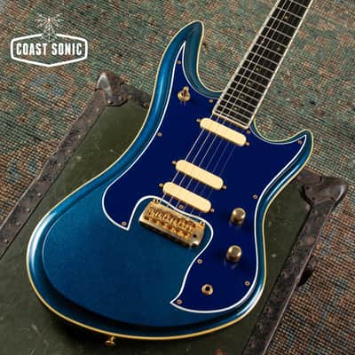 1994 Guyatone Sharp 5 LG-2100M Reissue Made in Japan w/original case image 7