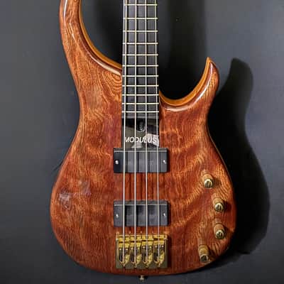 Used Modulus Quantum Four 2006 4-string Bass - Trans Amber image 2