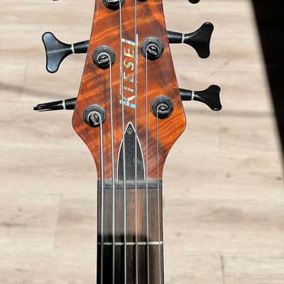 Kiesel Vanquish V69K 6 String Bass Claro Walnut image 6