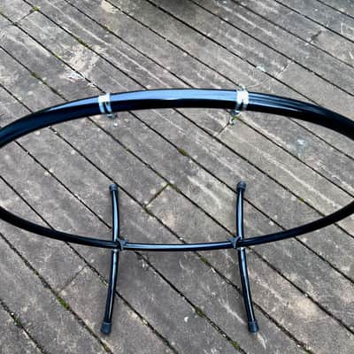 Paiste 28" Gong Stand (Vintage 1977) Symphonic Tam Tam Stand 1977 - Black image 6