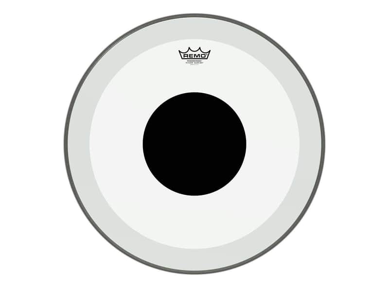 Powerstroke P3 Clear Black Dot Bass Drum Head 20" - Open Box image 1