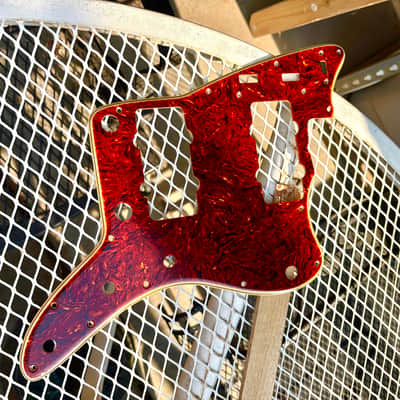 "Boots Aged" Vintage Style Fender Jazzmaster Pickguard Celluloid Tortoise Custom Relic'd image 8