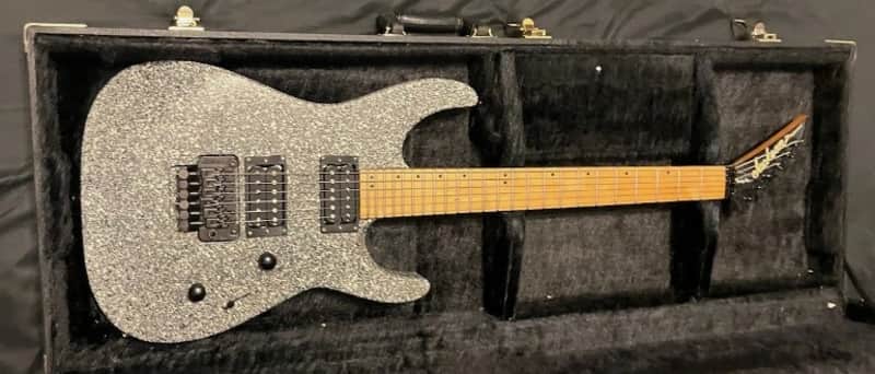 1992 Jackson Professional Dinky Reverse Stone Finish Guitar - w/case-Fast Ship! image 1
