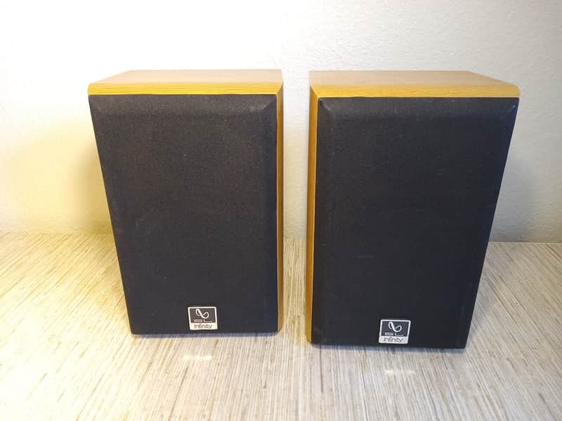 Infinity SL-10 Bookshelf Speakers USA 80s Vintage Refurbished image 1