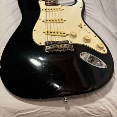 Fender Stratocaster 1965 - Factory-Original Black Over Charcoal Frost image 3