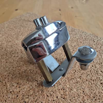 Sonor Phonic Bassdrum Cymbal arm mount bracket prism ~1980 - Chrome image 8