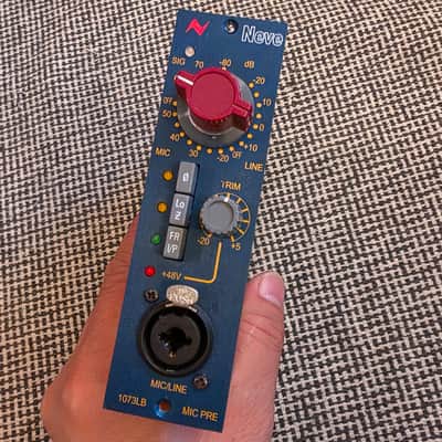 AMS Neve 1073LB 500 Series Mic Preamp Module 2010s - Blue image 1