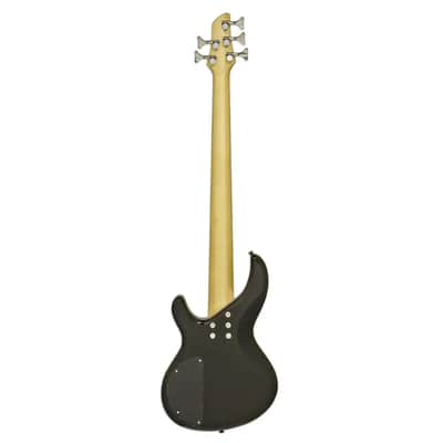 Aria IGB-STD/5-MBK IGB Series Carved Top Basswood Body Maple Neck 5-String Electric Bass Guitar image 6