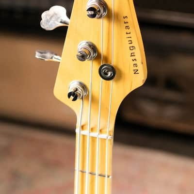 Nash PB-57 Electric Bass - 3-Tone Burst with Hardshell Case image 5