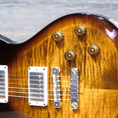PRS S2 McCarty 594 Singlecut Black Amber Pattern Vintage Electric Guitar w/Bag image 4