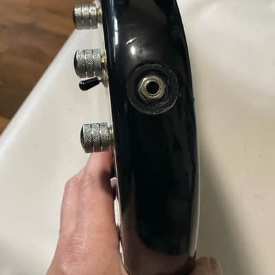 1980's Overseas Kramer Striker 700st Black 4 String Semi Loaded Electric Bass Guitar Body image 9