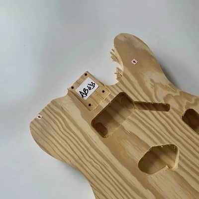 Custom Unfinished Ash Wood Tele Style Guitar Body DIY Project image 2