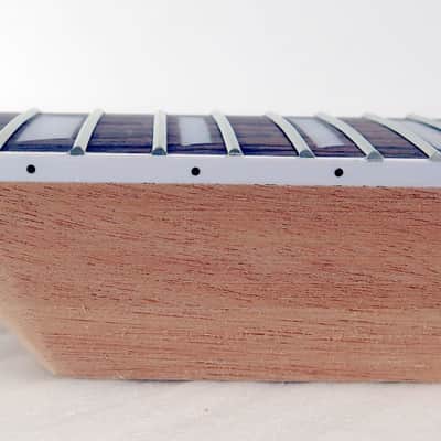 Select Stock Flame Top Mahogany Body + Trap Inlay Mahogany Neck RAW DIY Custom Ready BLEM image 15