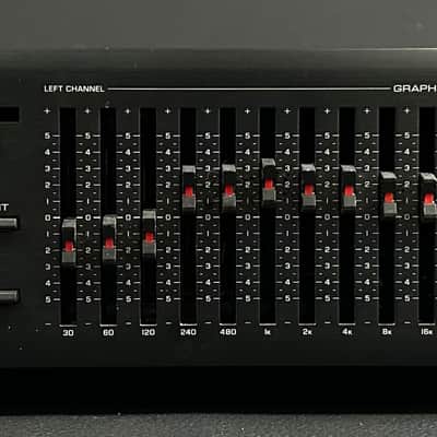 Yamaha EQ-550 Stereo Graphic Equalizer 1990's - Black image 3