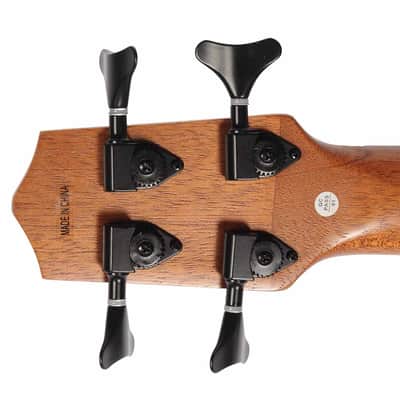 Kala UBASS-SP-MAPL-FS Spalted Maple Acoustic-Electric U-BASS with Gig Bag image 6