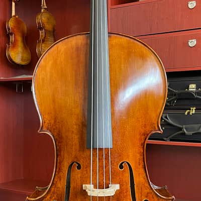 Exceptional Sounding Cello Master Wang's Own Work 200-y Old Spruce No. W8 image 10