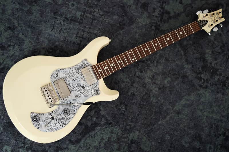 PRS Paul Reed Smith Lightweight 6.6LB S2 Standard 22 Dots Inlay Gloss Antique White Custom Pickguard Aged pickups image 1