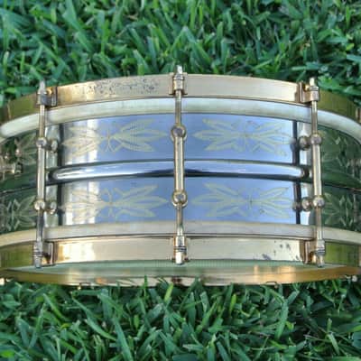 ORIGINAL Ludwig & Ludwig 5x14 BLACK BEAUTY SUPER SENSITIVE w TOP & BOTTOM Snare Wires image 1