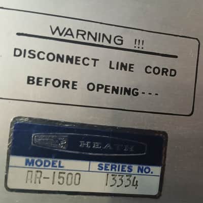 Heathkit AR1500 receiver in excellent condition See Pictures and Video image 23