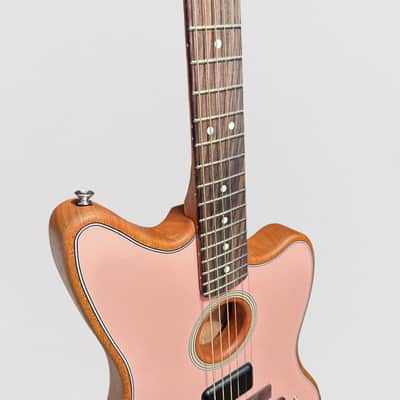 Fender Acoustasonic Player Jazzmaster Acoustic-Electric Guitar - Shell Pink image 6