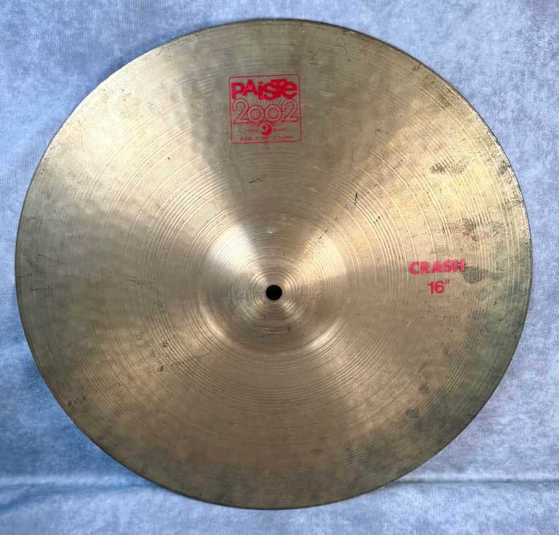 Paiste 16" 2002 Crash Cymbal 1980 - Present - Traditional image 1