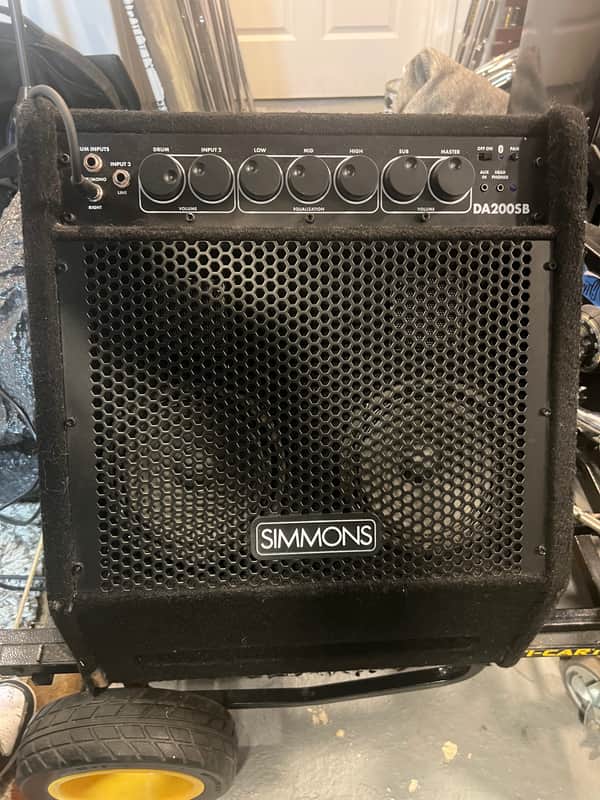 Simmons DA200SB Electronic Drum Set Monitor 2010s - Black image 1