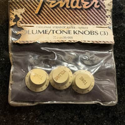 1980s Fender Stratocaster Knobs In Original Packaging image 2