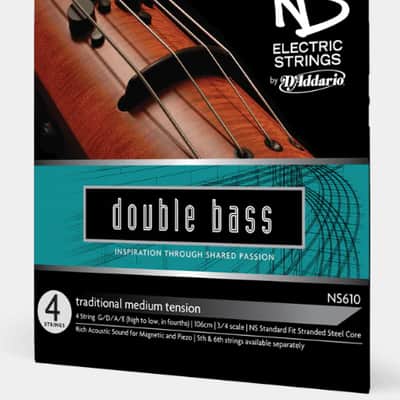 D Addario NS Electric Traditional Strings for NS Design EUB Electric Upright 5 String Set CR5M image 3