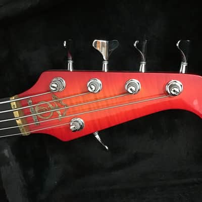 Alembic Elan 5 1991 - Cherry Burst-Wider Comfort Neck image 4
