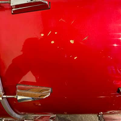Tama Granstar Custom 5-Piece Drum Set - 1987 - Candy Apple Red - with Hard Shell Cases image 20