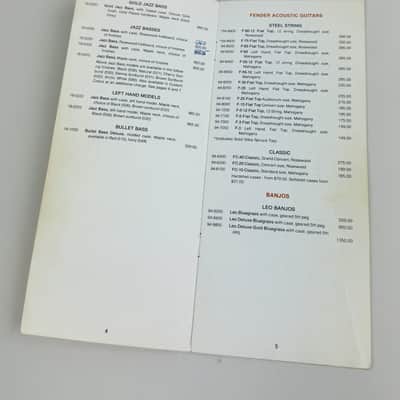 Fender Suggested Retail Price List 1981 image 5