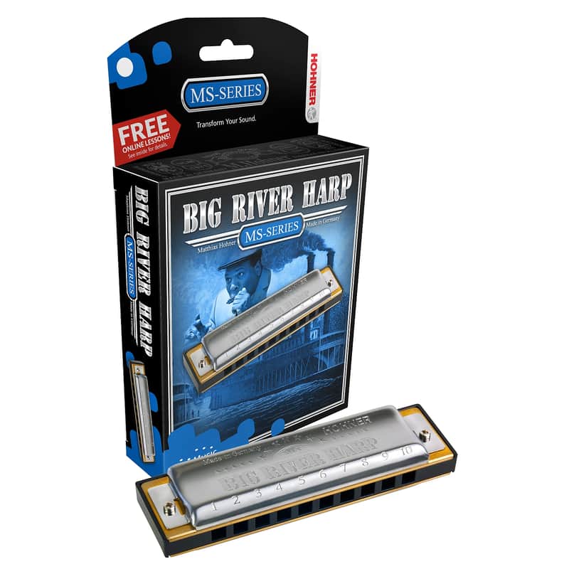 Hohner 590BX-G Big River Harp Harmonica - Key of G image 1