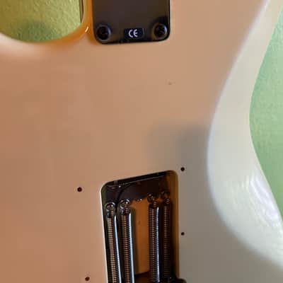 Fender Yngwie Malmsteen Stratocaster USA White/Yellow 1995 w/HSC image 6