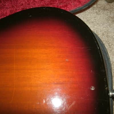 1966 Vox Shadow Sunburst Made in England with case image 13