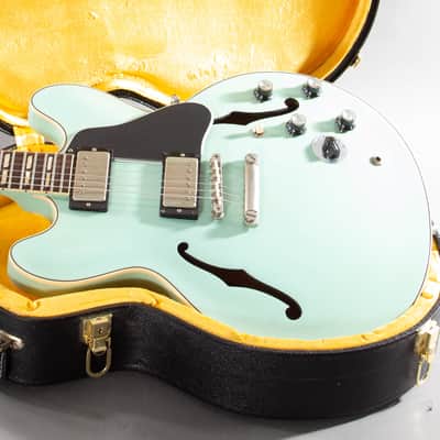 2016 Gibson Memphis ES-345 ’64 Reissue – Sea Foam Green, MHS Pickups, Varitone, w/ OHSC & COA image 1