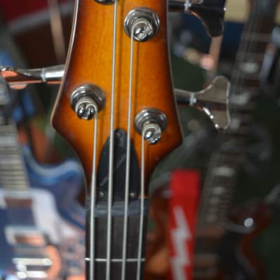 2010 Ibanez SR370 Soundgear Active Bass in Brown Burst, w/New Black Dunlop Straploks & a New Black ABS Hardshell Case image 10