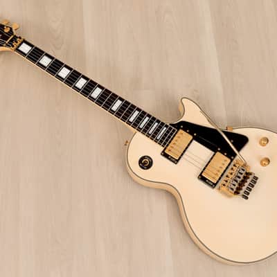 1989 Burny LC-100YS Yasu Signature Vintage Guitar Snow White w/ Tremolo & Case, Japan Fernandes image 11