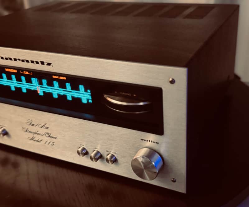 🚀🚀🚀 Vintage Marantz Model 115 FM/AM Stereo Tuner - Serviced +