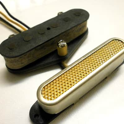 Telecaster Pickups SET Aged Relic FOIL Alnico V A5 Vintage Tele Bridge Neck Fits Fender Squire Q image 3