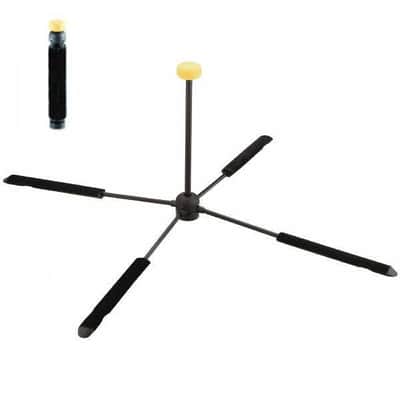 Hercules Hercules DS460B TravLite In-Footjoint Flute stand image 1
